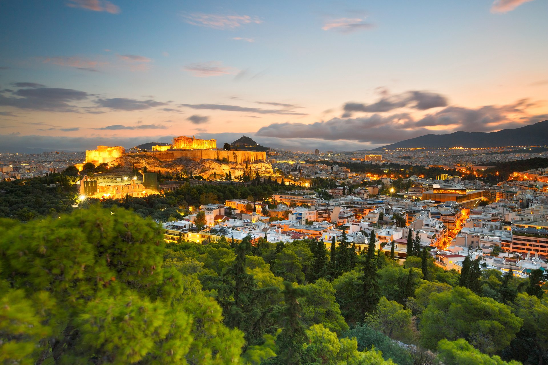 Acropolis in Athens.