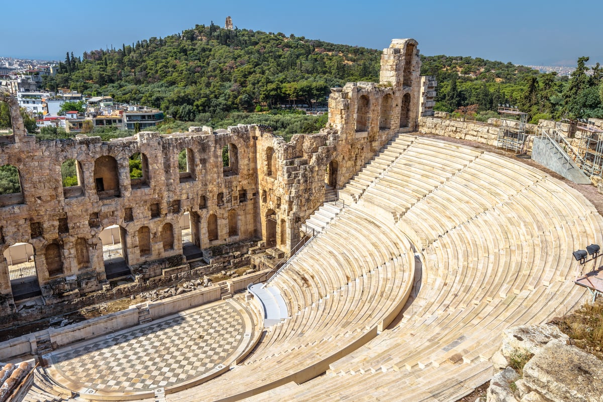 Odeon of Herodes Atticus at Acropolis, Athens, Greece